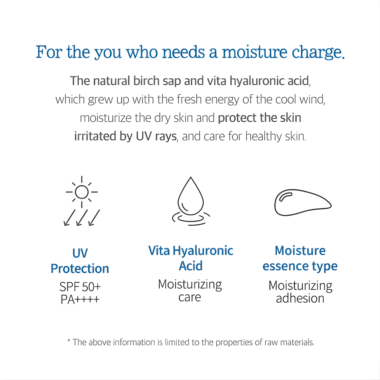 Birch Juice Moisturizing Sunscreen (SPF50+ PA++++) - Sunscreen