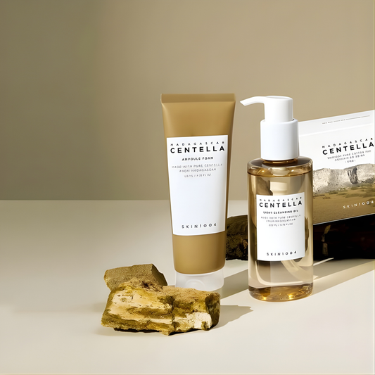 Madagascar Centella Double Cleansing Duo - Oil Based Cleanser Water Based Cleanser