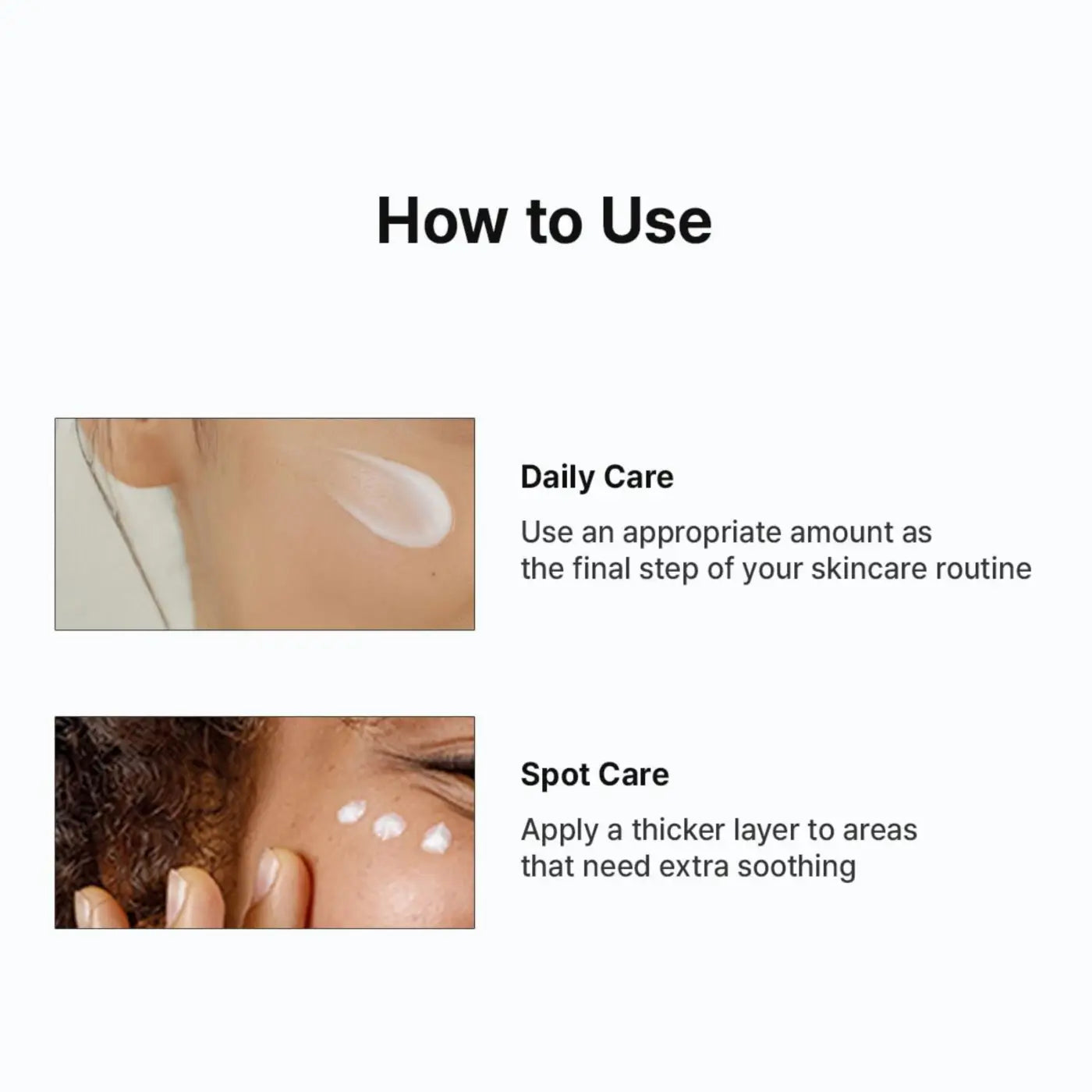 A creamy white pdrn reju 5000 cream applied to skin for daily care and spot treatment from the best korean skincare brands sa