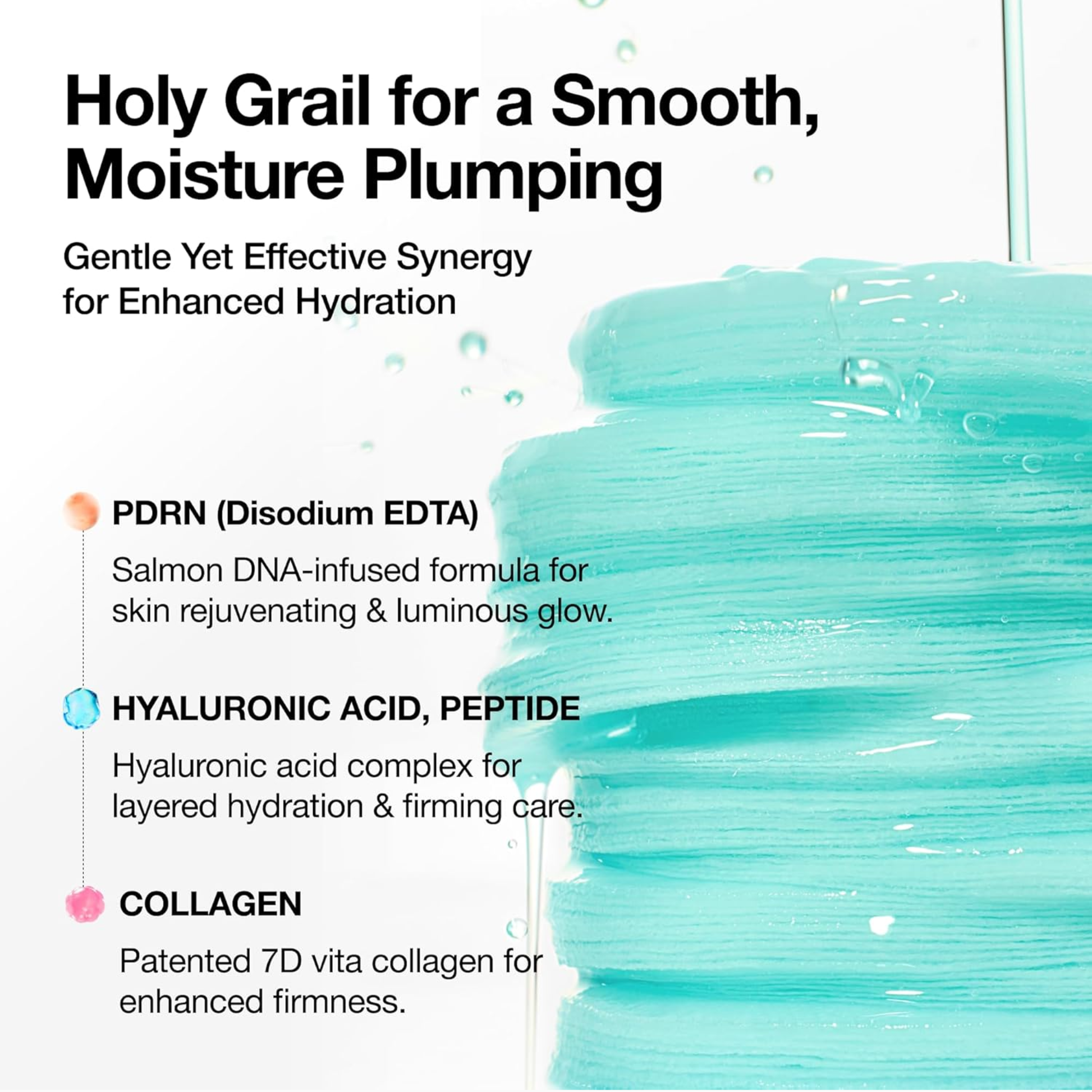 PDRN 100 Hyaluronic Acid Glow Pad - Toner and Toner Pad