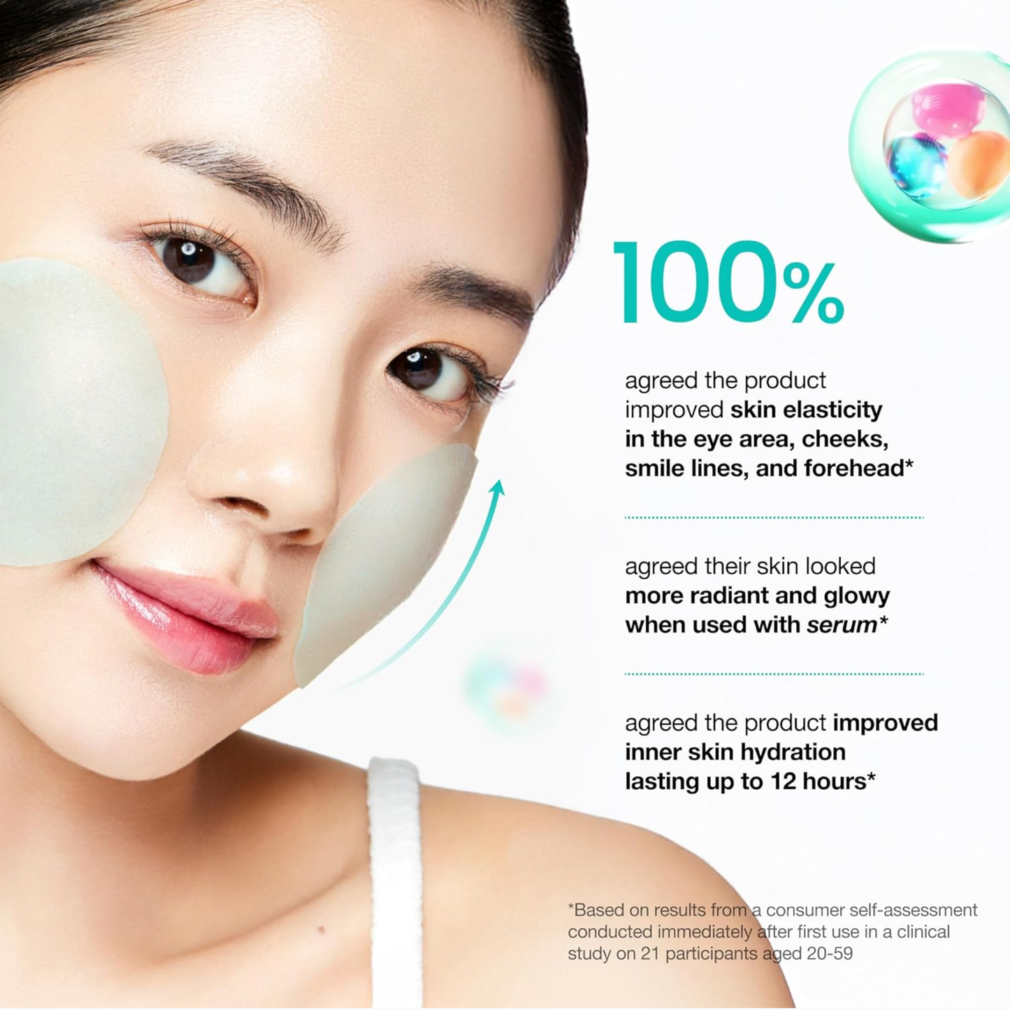 PDRN 100 Hyaluronic Acid Glow Pad - Toner and Toner Pad