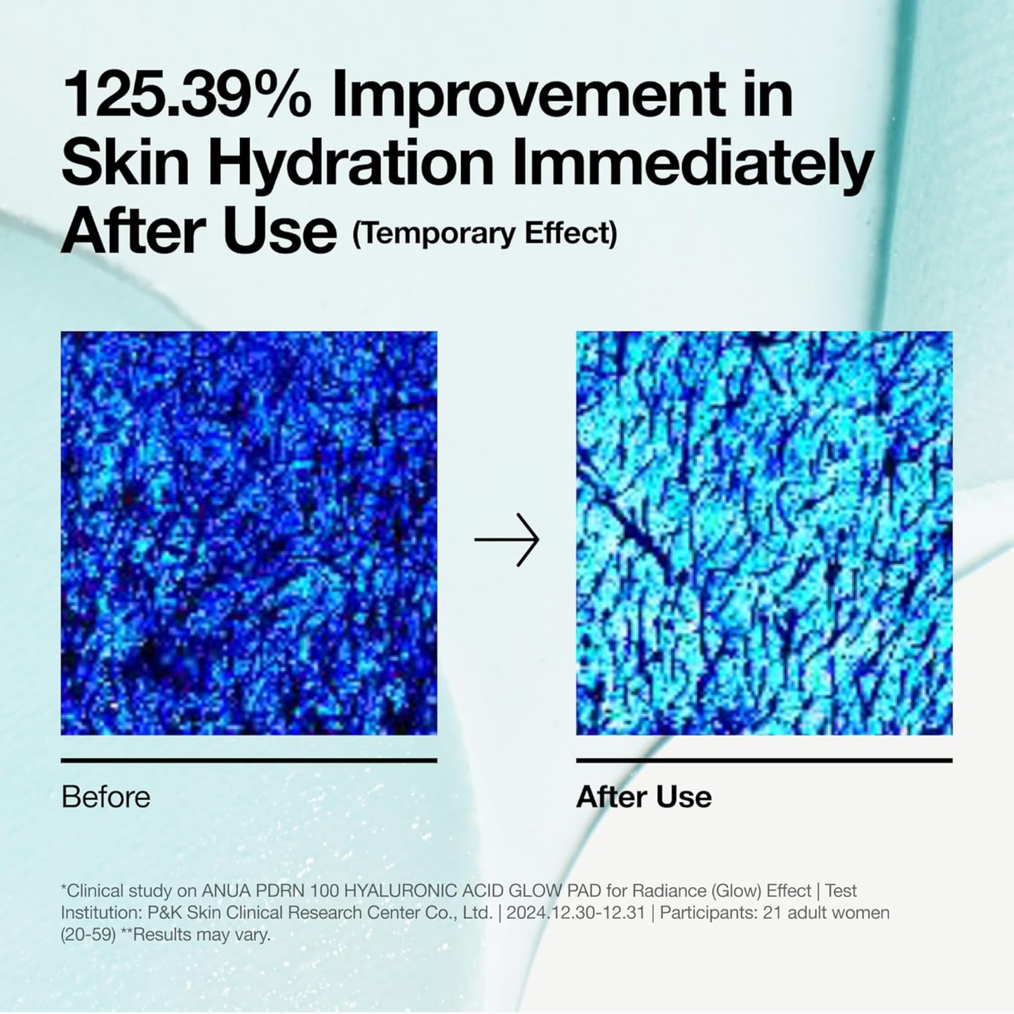 PDRN 100 Hyaluronic Acid Glow Pad - Toner and Toner Pad