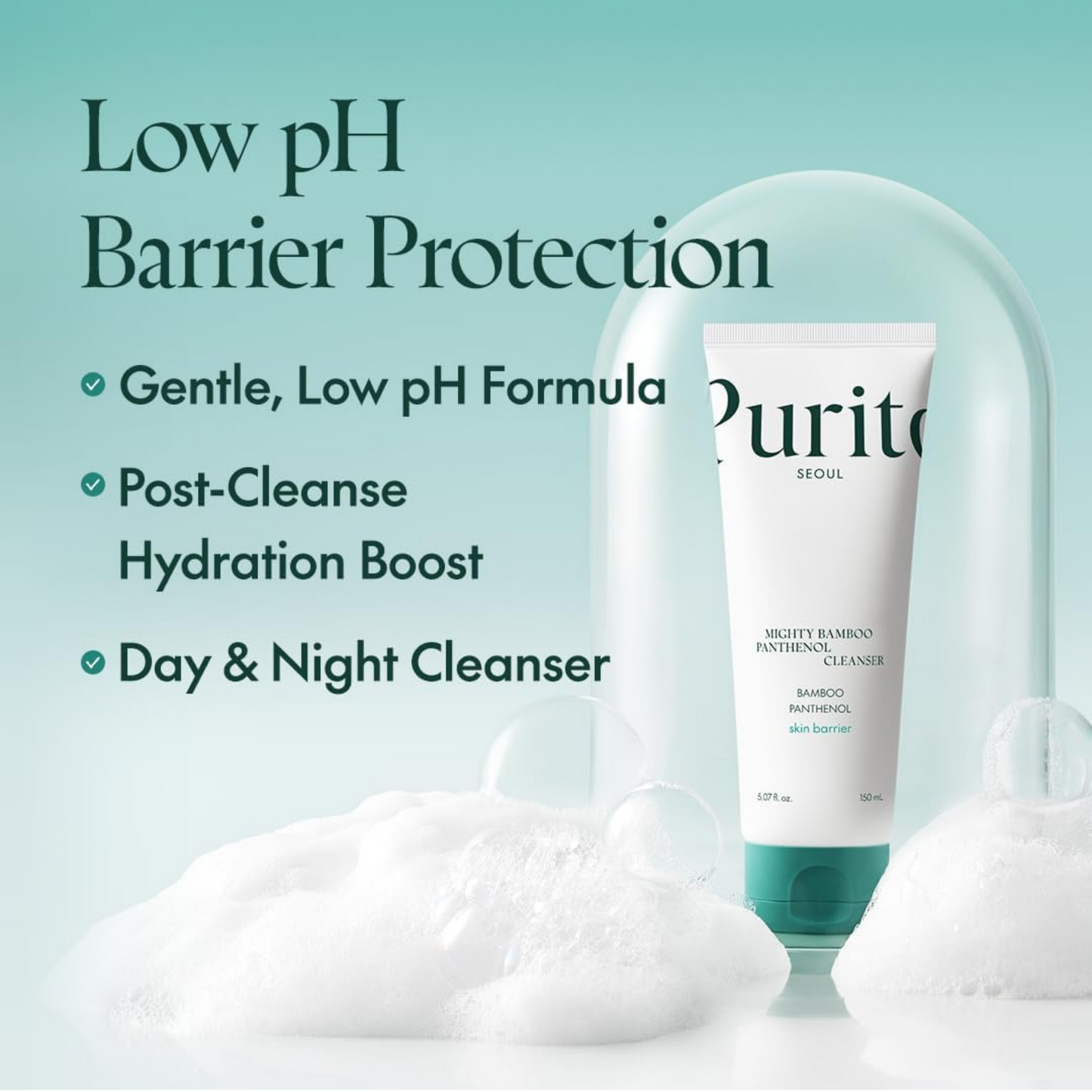 Mighty Bamboo Panthenol Cleanser - Water Based Cleanser