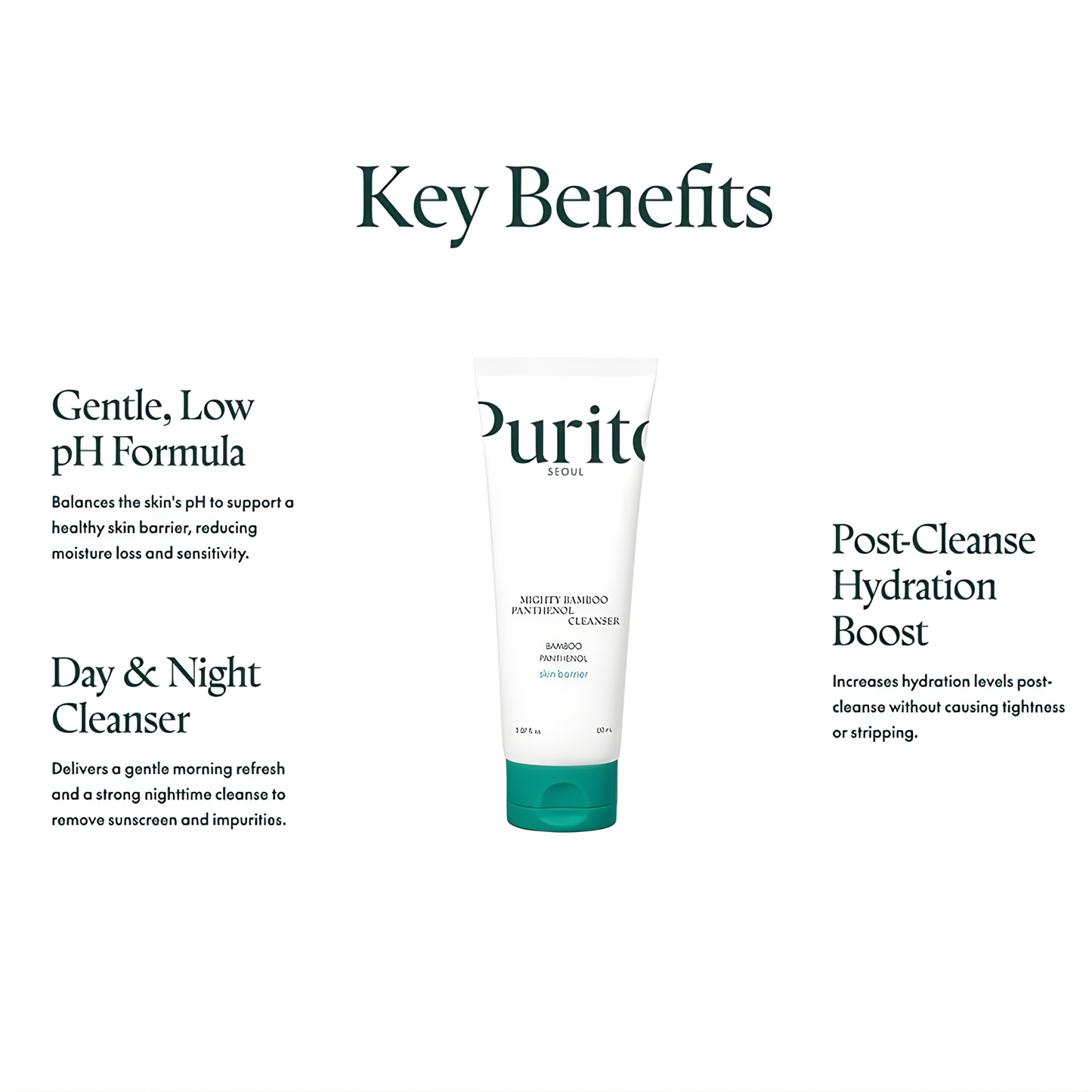 Mighty Bamboo Panthenol Cleanser - Water Based Cleanser