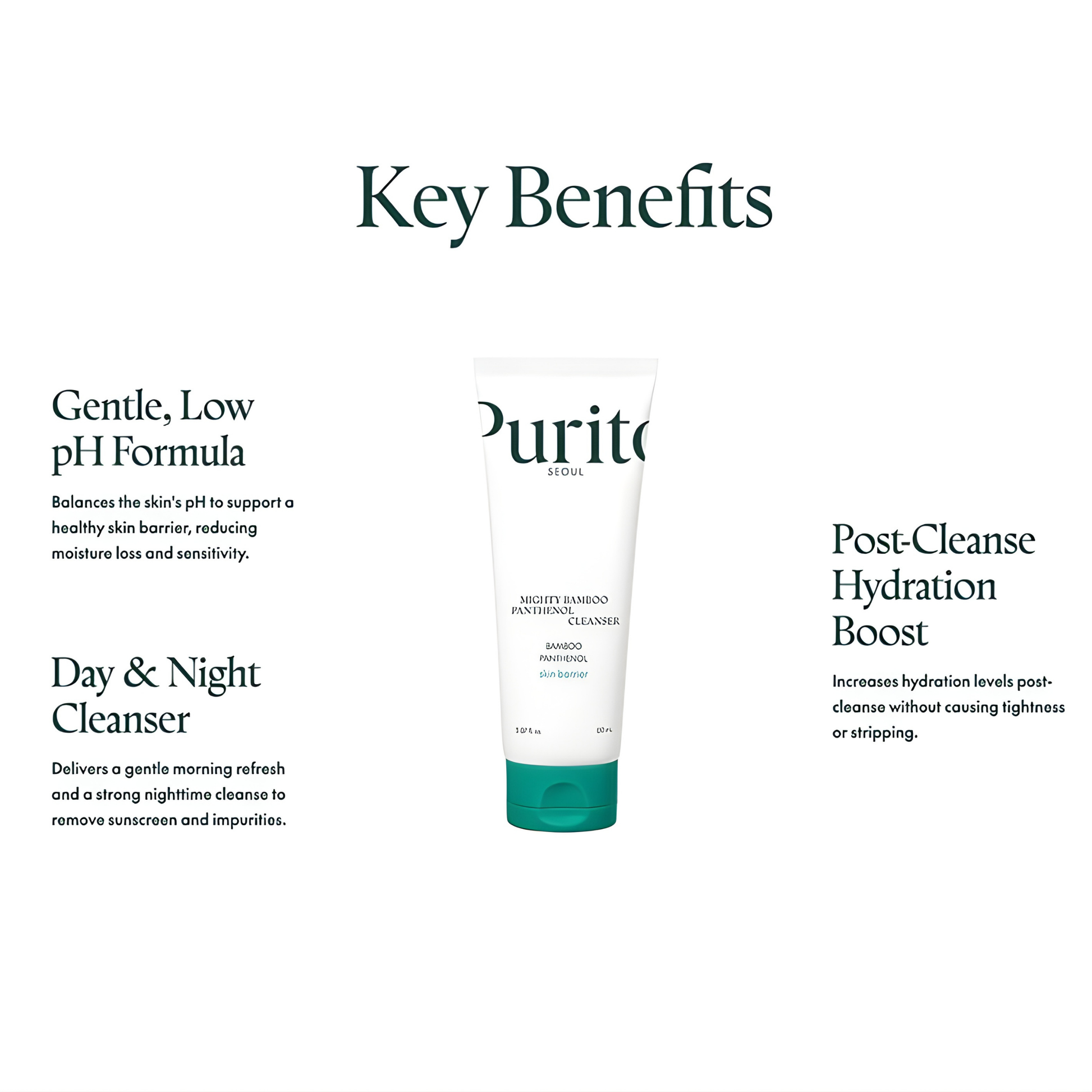 Mighty Bamboo Panthenol Cleanser - Water Based Cleanser