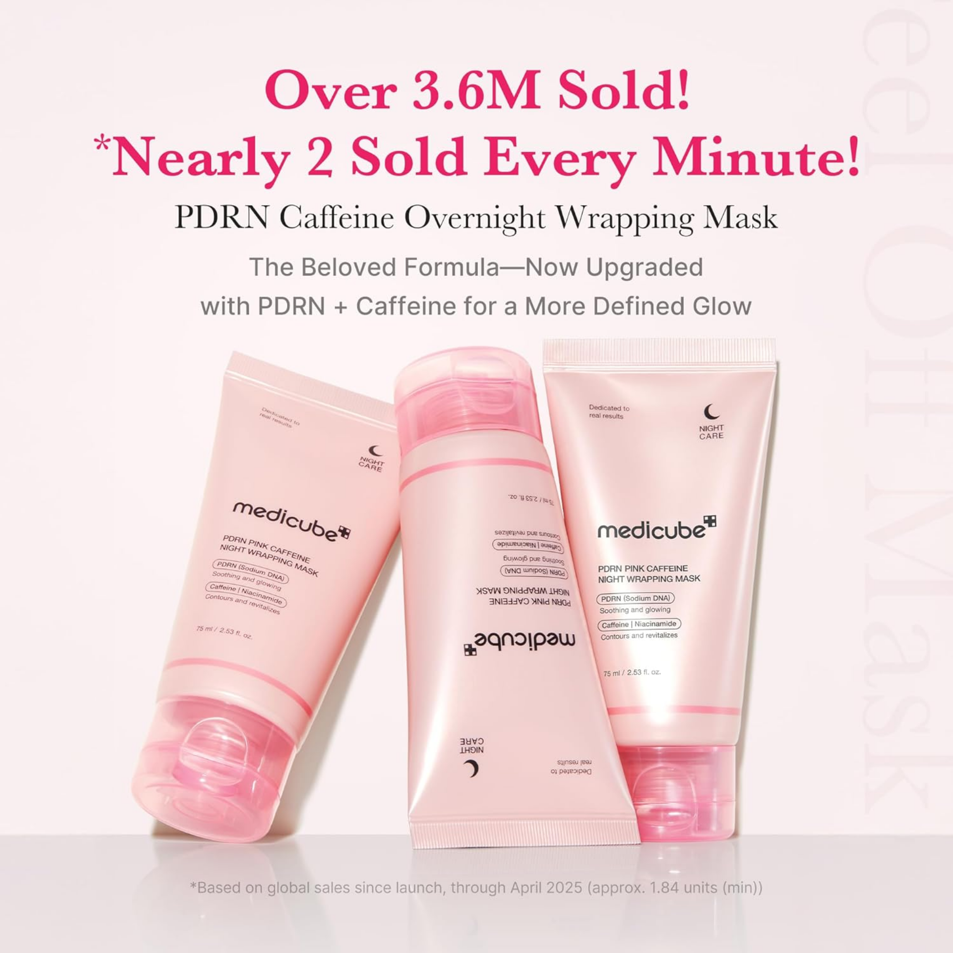 PDRN Pink Caffeine Overnight Wrapping Mask - Mask