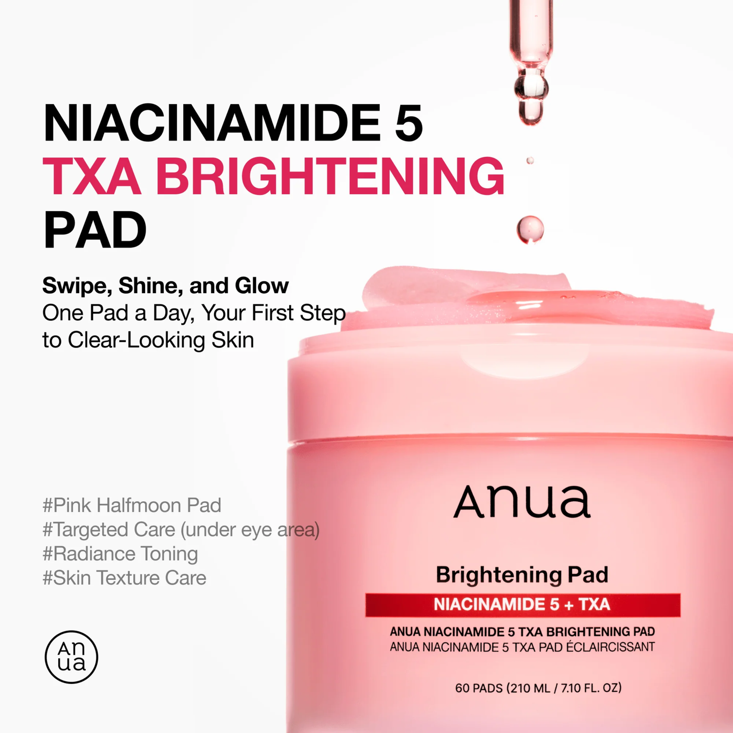 Niacinamide 5 TXA Brightening Pad - Toner and Toner Pad
