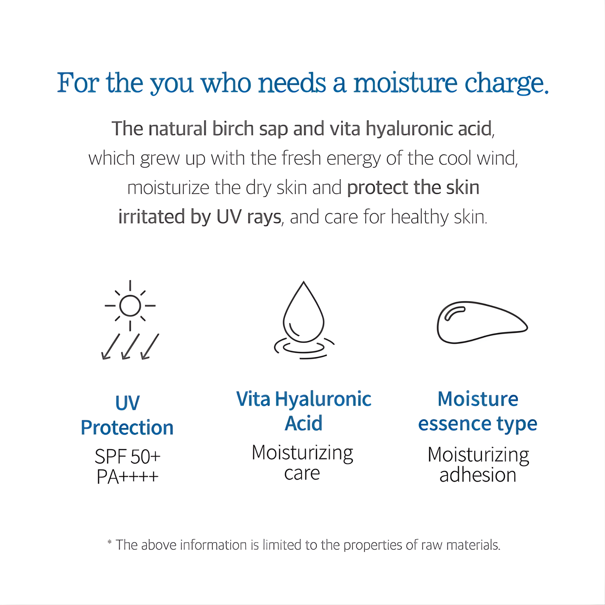 Birch Juice Moisturizing Sunscreen (SPF50+ PA++++) - Sunscreen