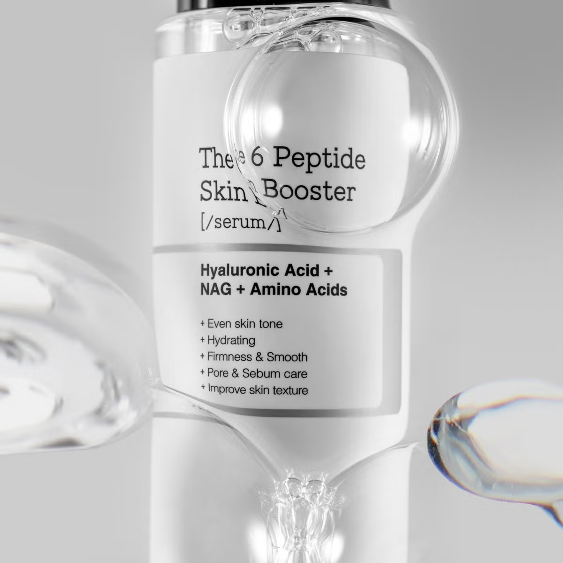 6 Peptide Skin Booster Serum - Serum and Ampoule