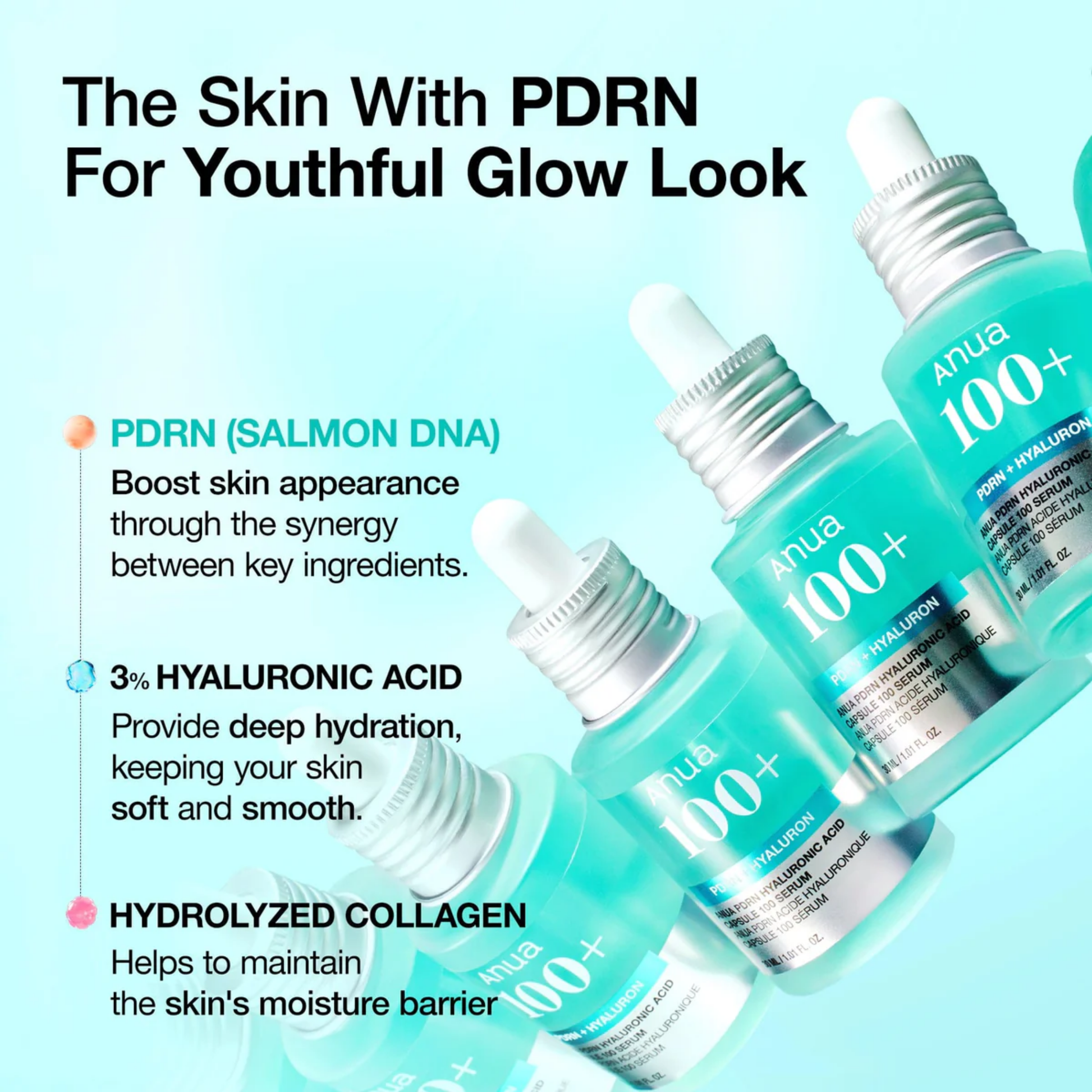 PDRN Hyaluronic Acid Capsule 100 Serum 30ml - Serum and Ampoule