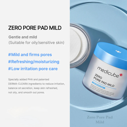 Zero Pore Pad Mild - Toner and Toner Pad