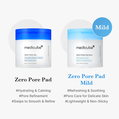 Zero Pore Pad Mild - Toner and Toner Pad