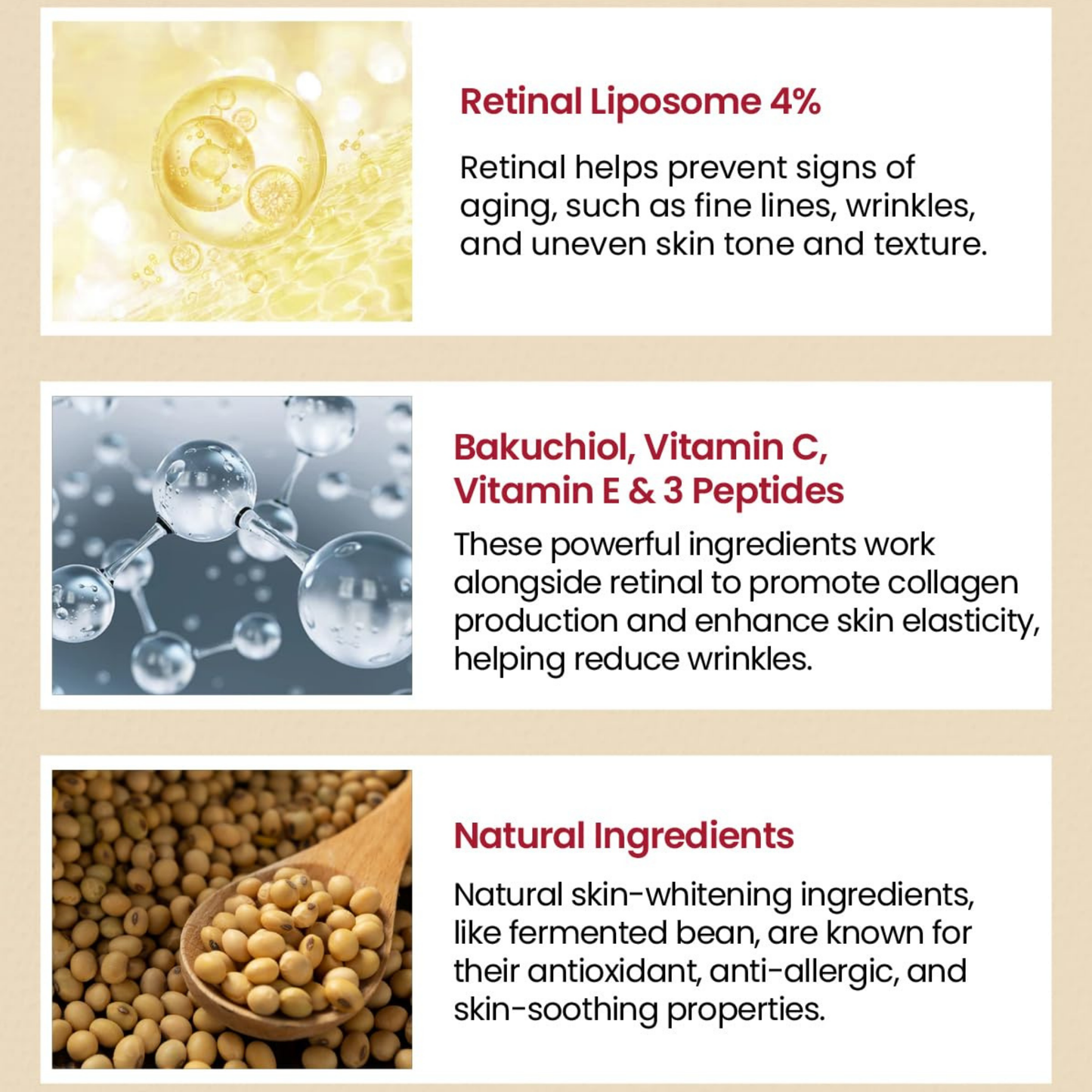 SEOUL 1988 Eye Cream: Retinal Liposome 4% + Fermented Bean - Eye Care