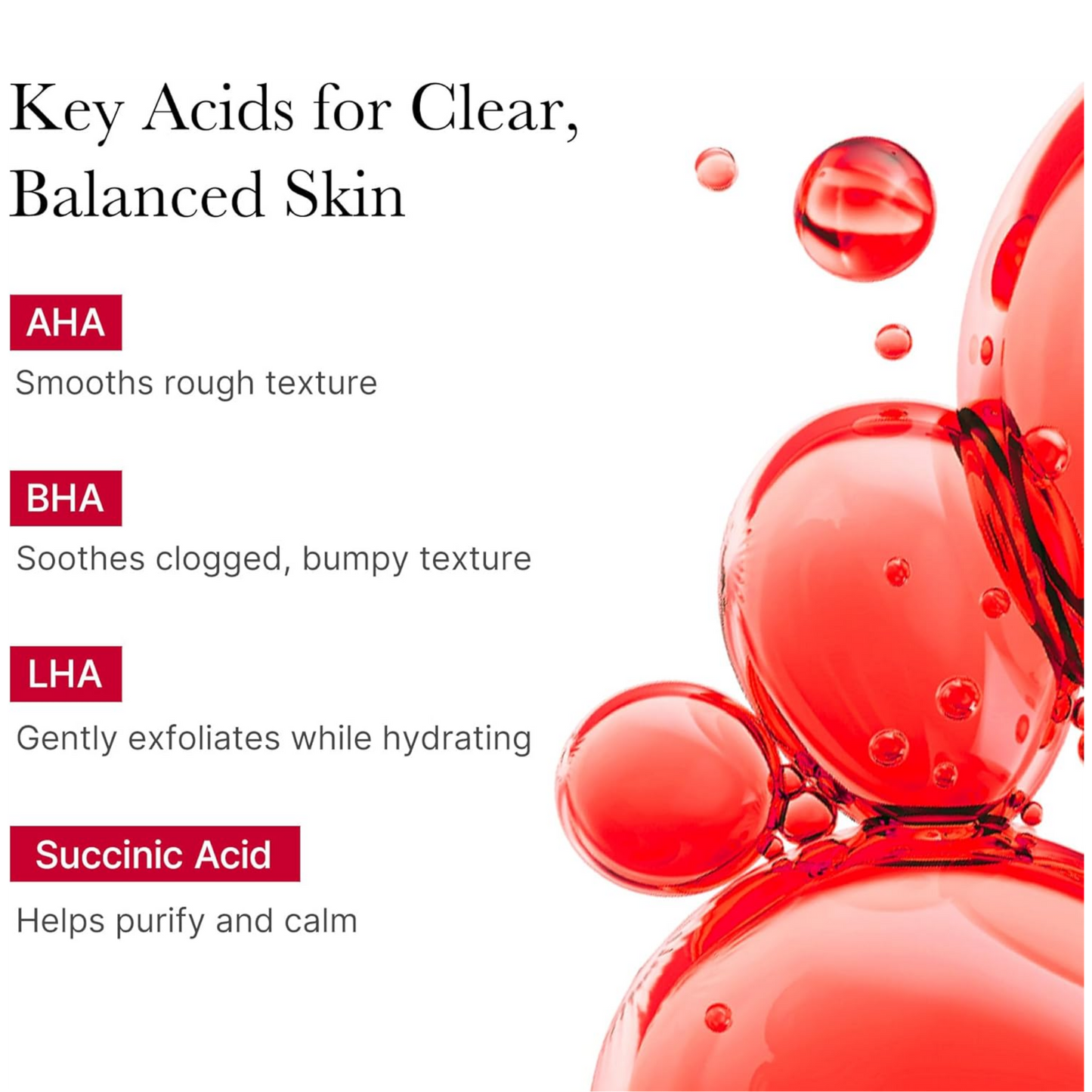 Red Acne Body Peeling Shot - Body Care