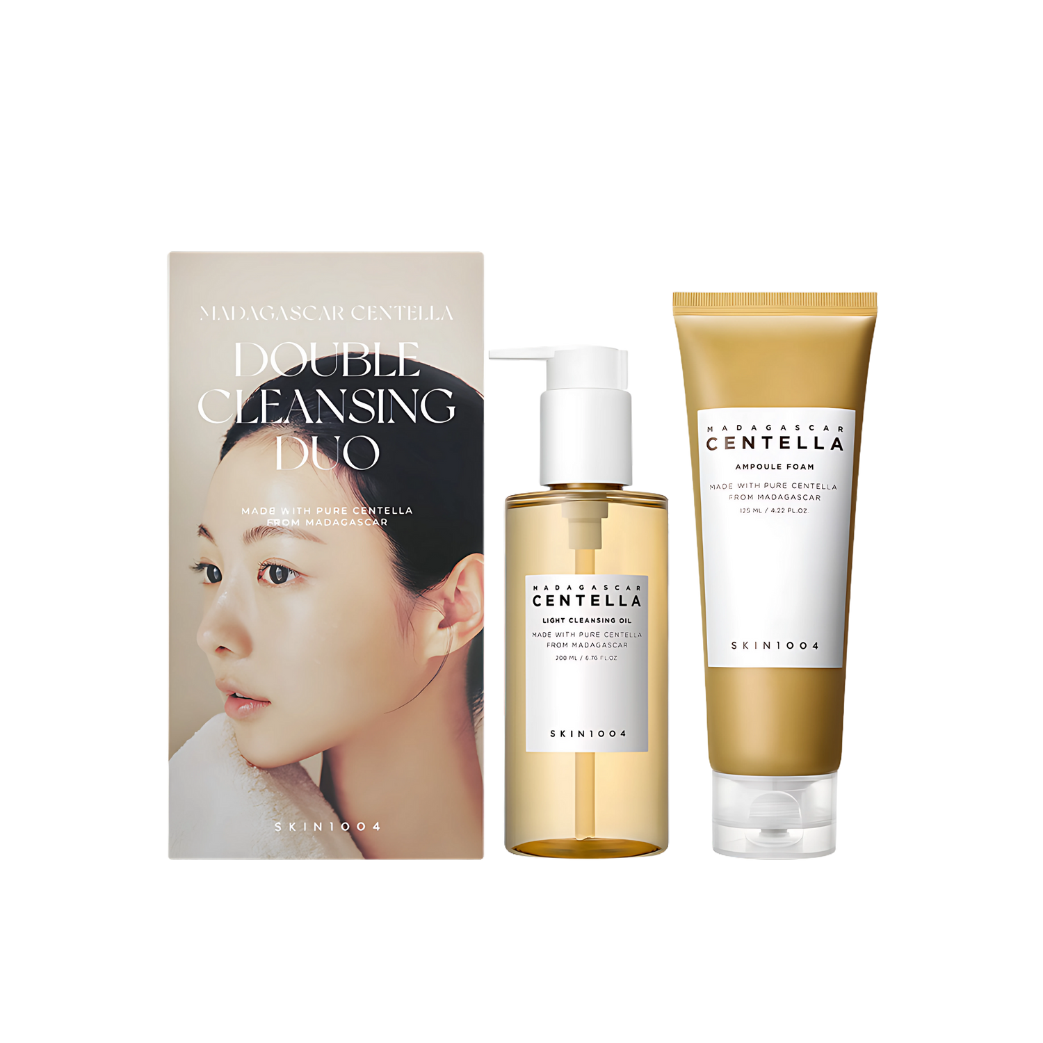 Madagascar Centella Double Cleansing Duo - Oil Based Cleanser Water Based Cleanser