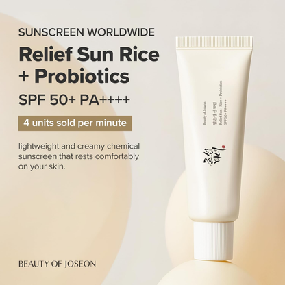 Relief Sun: Rice + Probiotics (SPF50+ PA++++) - Sunscreen