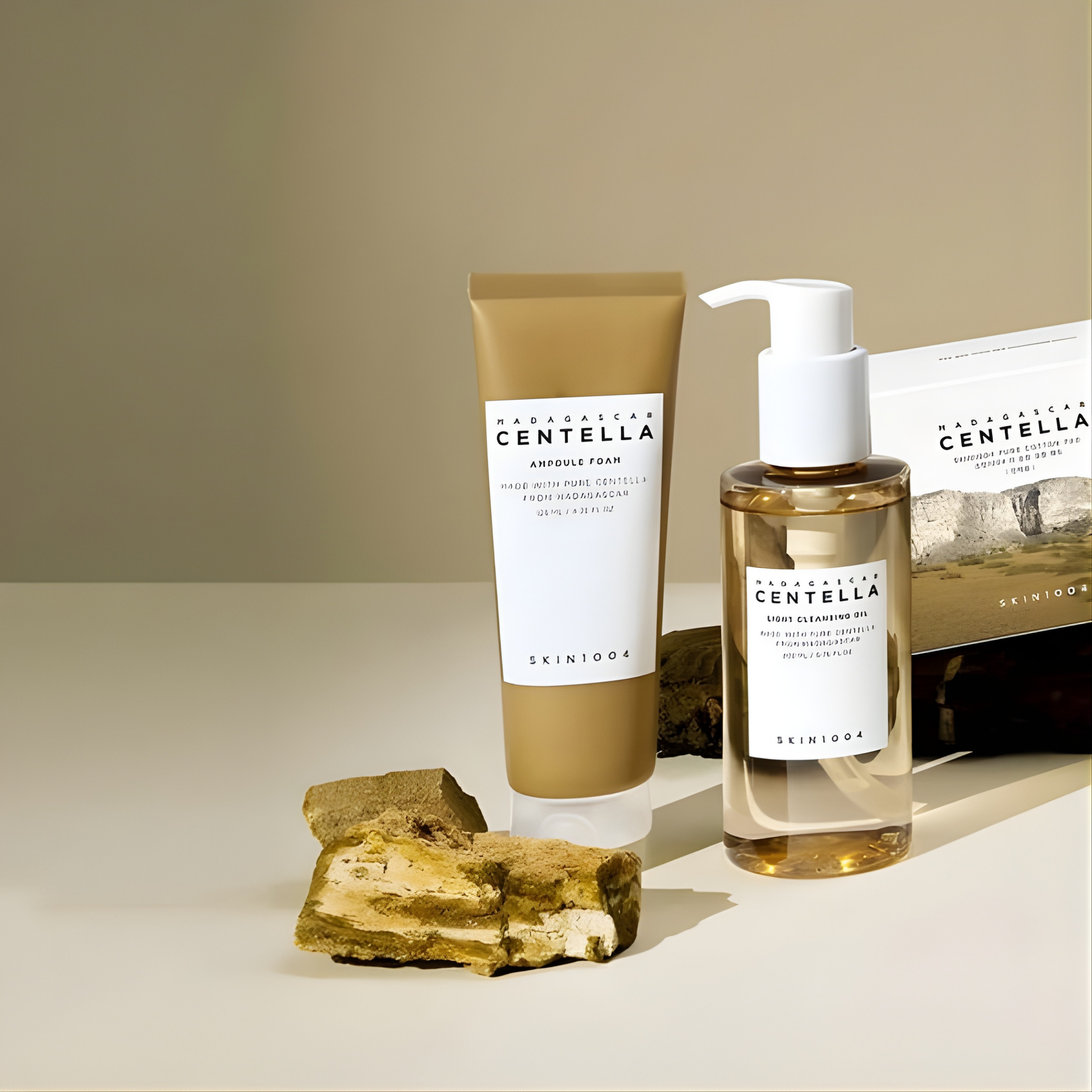 Madagascar Centella Double Cleansing Duo - Oil Based Cleanser Water Based Cleanser