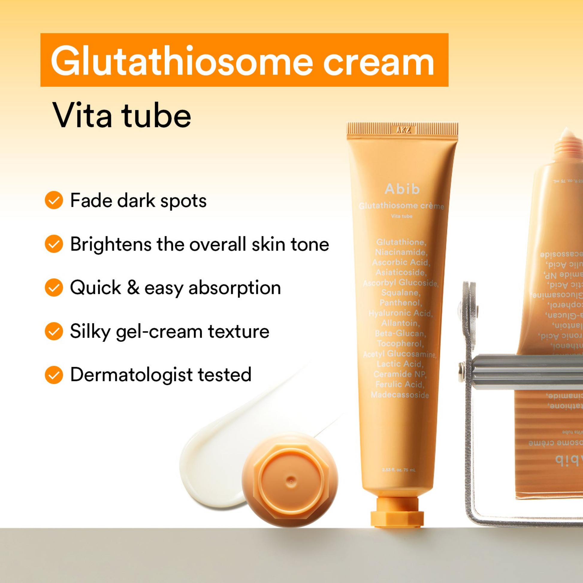 Glutathiosome Cream Vita Tube - Moisturiser