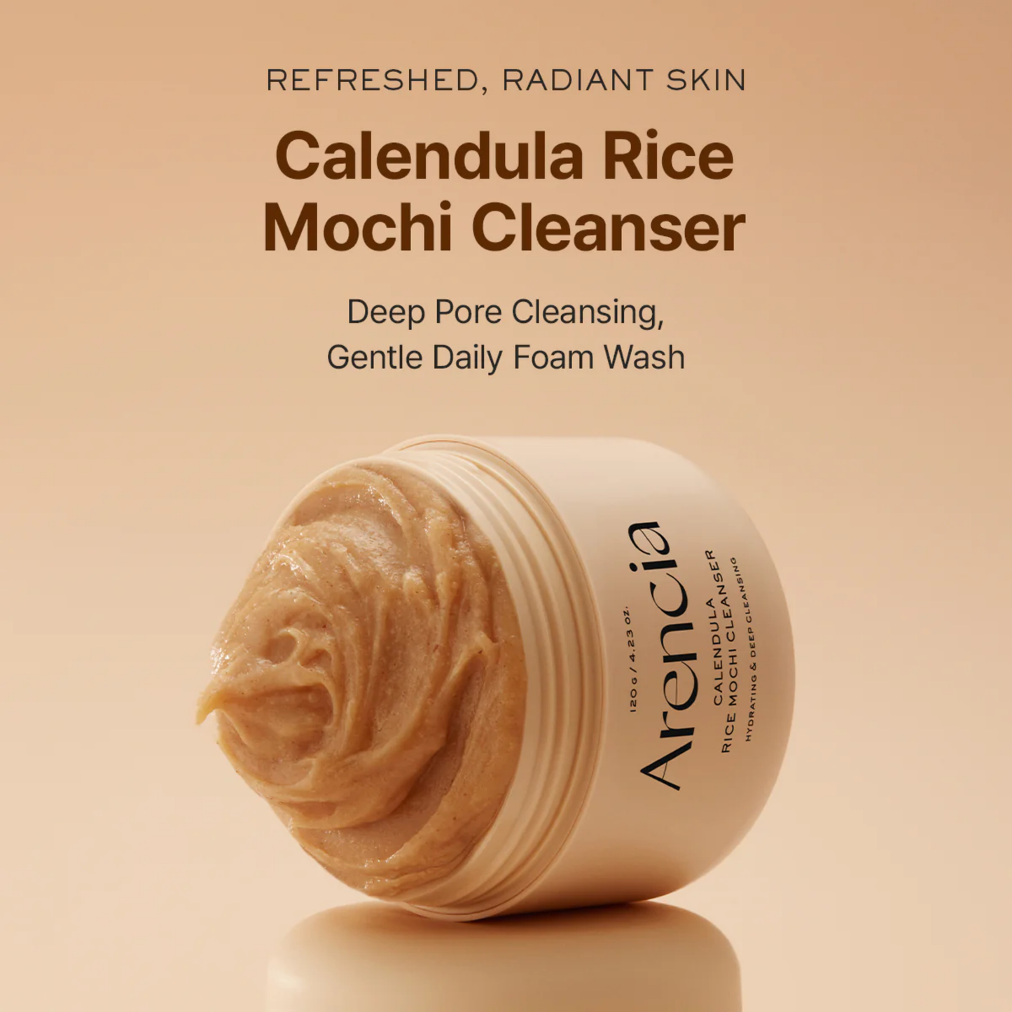 Calendula Rice Mochi Cleanser - Water Based Cleanser