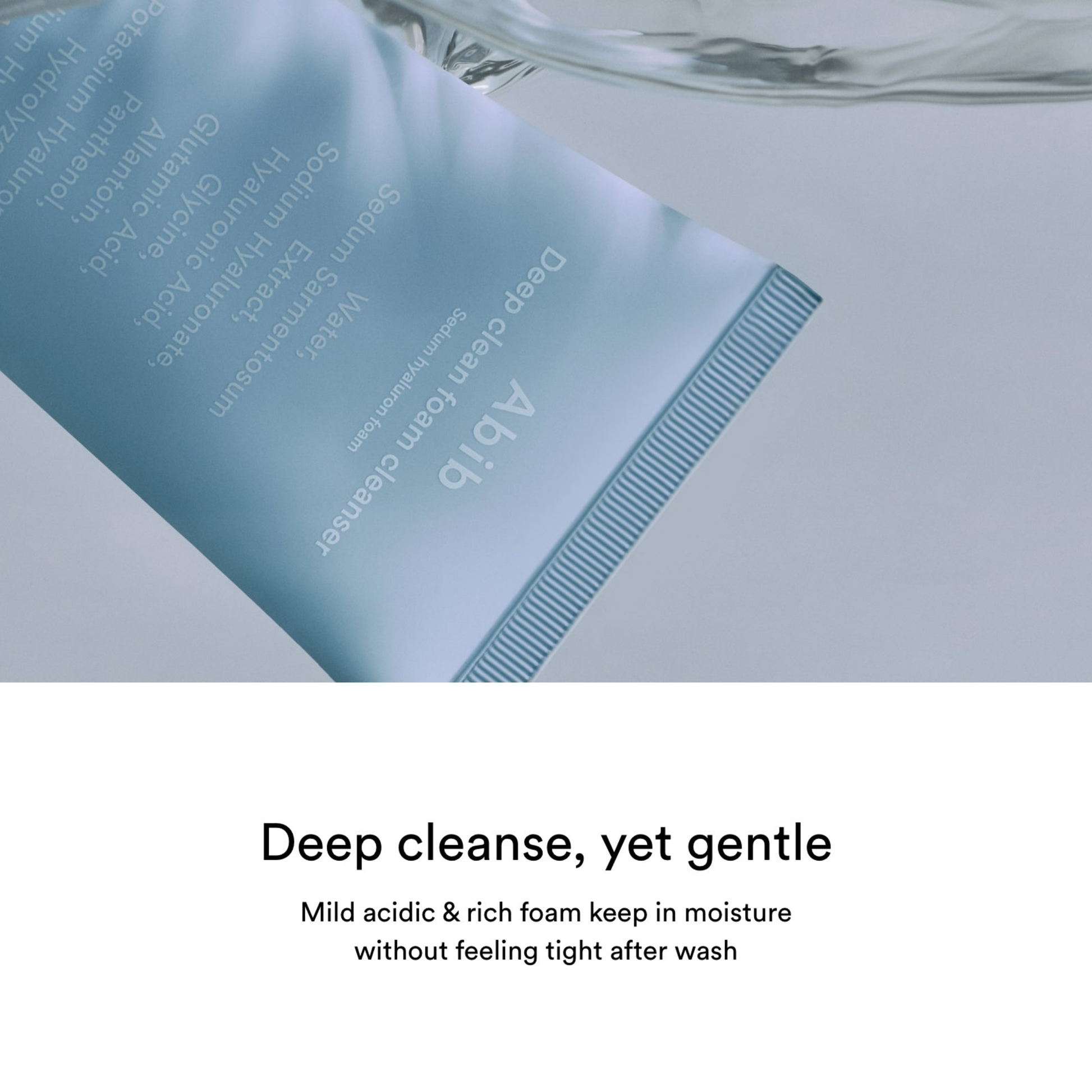 Deep Clean Foam Cleanser Sedum Hyaluron Foam - Water Based Cleanser