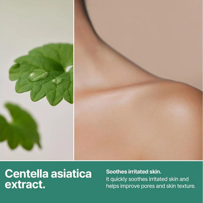Centella asiatica extract in aha bha pha 30 days miracle acne clear body cleanser soothes and treats acne-prone skin