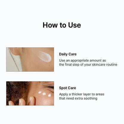 A creamy white pdrn reju 5000 cream applied to skin for daily care and spot treatment from the best korean skincare brands sa